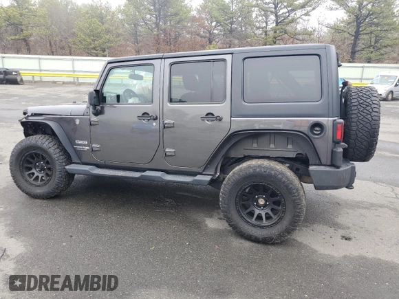 2018 Jeep Wrangler JK Unlimited Sport S with VIN 1C4HJWDG2JL839433, listed as a Copart auction lot 51376545 with 124,012 mi miles and Salvage Title. Bid and sale history available at carsss.com. Image 2.
