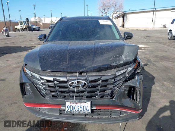 2023 Hyundai Tucson SEL with VIN 5NMJF3AE6PH170825, listed as a IAAI auction lot 41686104 with 67,715 mi miles. Bid and sale history available at carsss.com. Image 12.
