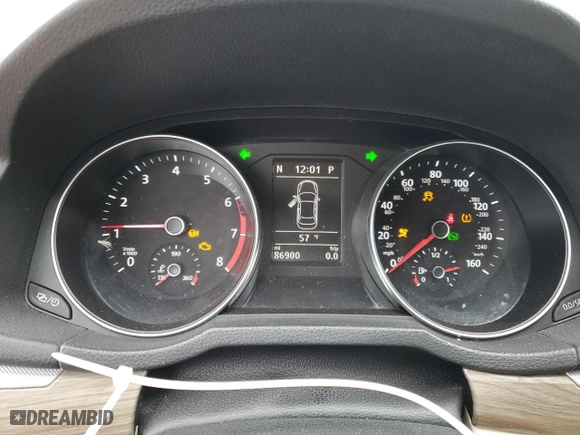 2016 Volkswagen Passat 1.8T SE w/Technology with VIN 1VWBS7A34GC010928, listed as a Copart auction lot 82320034 with 86,900 mi miles and Salvage Title. Bid and sale history available at carsss.com. Image 9.