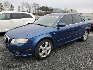 2008 Audi A4 2.0T with VIN WAUDF78EX8A010840, listed as a Copart auction lot 45640085 with 262,256 mi miles and Salvage Title. Bid and sale history available at carsss.com. Image 1.