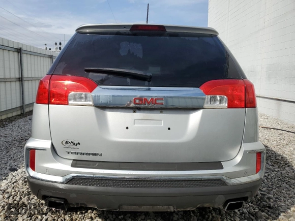 2017 GMC Terrain SLE with VIN 2GKFLNE38H6182975, listed as a Copart auction lot 46817035 with 121,150 mi miles and Clean Title. Bid and sale history available at carsss.com. Image 6.