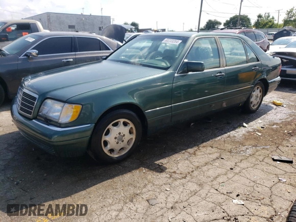 1995 Mercedes-Benz S with VIN WDBGA43E5SA246161, listed as a Copart auction lot 60233354 with 129,774 mi miles and Non Repairable. Bid and sale history available at DreamBid. Image 1.