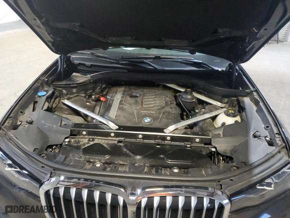 2019 BMW X7 xDrive40i with VIN 5UXCW2C59KL088447, listed as a Copart auction lot 54195265 with 74,390 mi miles and Clean Title. Bid and sale history available at carsss.com. Image 12.