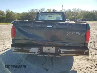 1992 Ford F-150 with VIN 1FTEF15N9NLA78538, listed as a Copart auction lot 75543574 with 0 mi miles and Salvage Title. Bid and sale history available at carsss.com. Image 6.