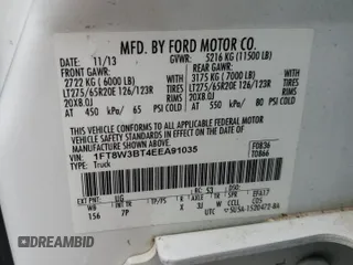 2014 Ford F-350 XLT z VIN 1FT8W3BT4EEA91035, wystawiony jako Copart lot #55410825 z przebiegiem 325 977 mil mil oraz Szkoda całkowita • Salvage title. Historia ofert i sprzedaży dostępna na DreamBid. Obrazek 12.