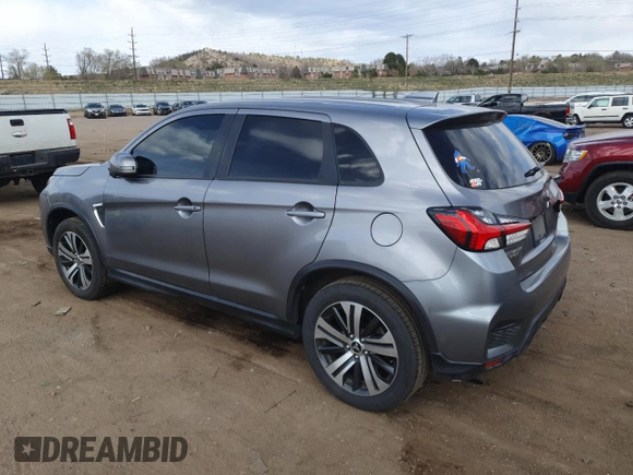 2020 Mitsubishi Outlander Sport ES 2.0 with VIN JA4AR3AU0LU020592, listed as a Copart auction lot 52525025 with 91,014 mi miles and Salvage Title. Bid and sale history available at carsss.com. Image 2.