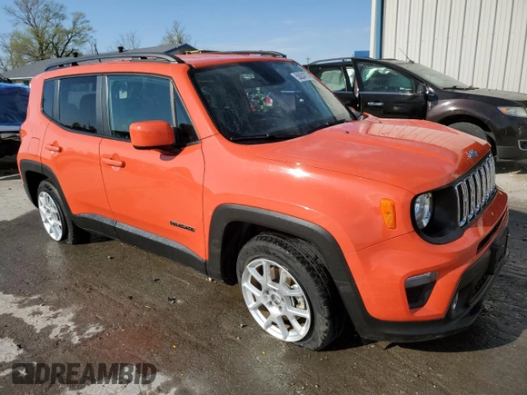 2020 Jeep Renegade Latitude with VIN ZACNJABB4LPL22756, listed as a Copart auction lot 50824715 with Not provided miles and Salvage title. Bid and sale history available at DreamBid. Image 4.