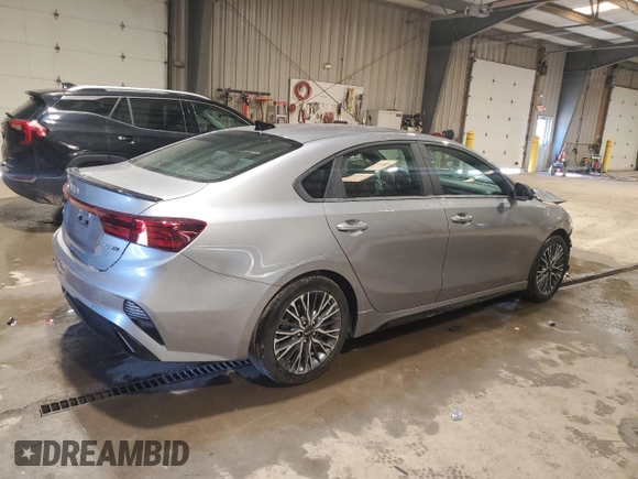2024 Kia Forte GT-Line with VIN 3KPF54AD6RE720878, listed as a Copart auction lot 50025395 with 13,825 mi miles and Salvage Title. Bid and sale history available at carsss.com. Image 3.