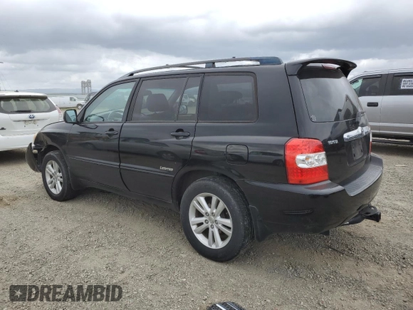 2006 Toyota Highlander z VIN JTEDW21A860009925, wystawiony jako Copart lot #54749715 z przebiegiem 164 967 mil mil oraz Szkoda całkowita • Salvage title. Historia ofert i sprzedaży dostępna na DreamBid. Obrazek 2.