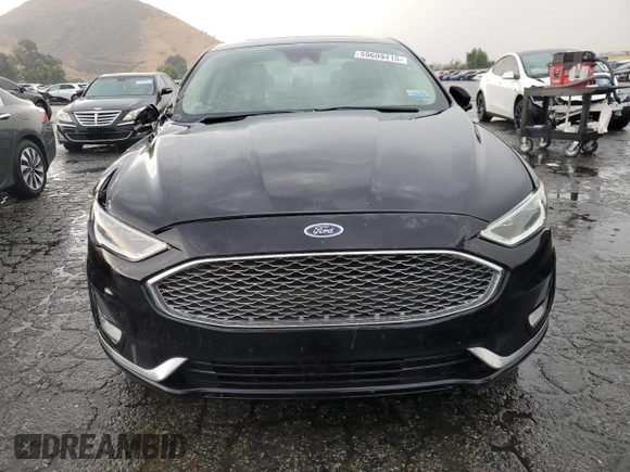 2020 Ford Fusion Titanium with VIN 3FA6P0D94LR153375, listed as a Copart auction lot 59609415 with 104,292 mi miles and Clean title. Bid and sale history available at DreamBid. Image 5.