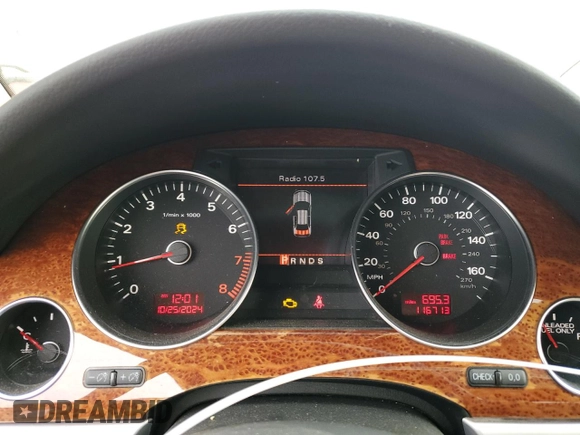 2008 Audi A8 L 4.2L with VIN WAUMV94EX8N013623, listed as a Copart auction lot 80224674 with 116,713 mi miles and Salvage Title. Bid and sale history available at carsss.com. Image 9.