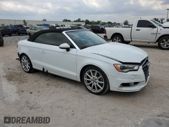 2015 Audi A3 1.8T Premium with VIN WAU6CLFF2F1135804, listed as a Copart auction lot 50355095 with 54,365 mi miles and Salvage Title. Bid and sale history available at carsss.com. Image 4.