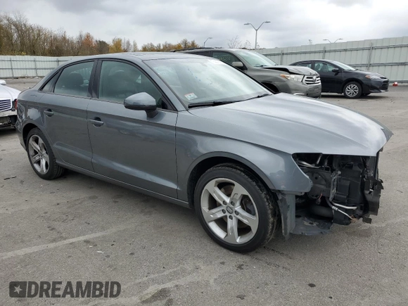 2018 Audi A3 Sedan Premium with VIN WAUB8GFF4J1051743, listed as a Copart auction lot 74015663 with 90,490 mi miles. Bid and sale history available at carsss.com. Image 4.
