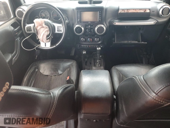 2015 Jeep Wrangler Unlimited Freedom with VIN 1C4BJWDG6FL568583, listed as a Copart auction lot 54266315 with Not provided miles and Salvage title. Bid and sale history available at DreamBid. Image 8.