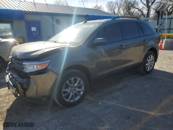 2014 Ford Edge SEL with VIN 2FMDK3JC8EBA05969, listed as a Copart auction lot 82033004 with 152,718 mi miles and Salvage Title. Bid and sale history available at carsss.com. Image 1.