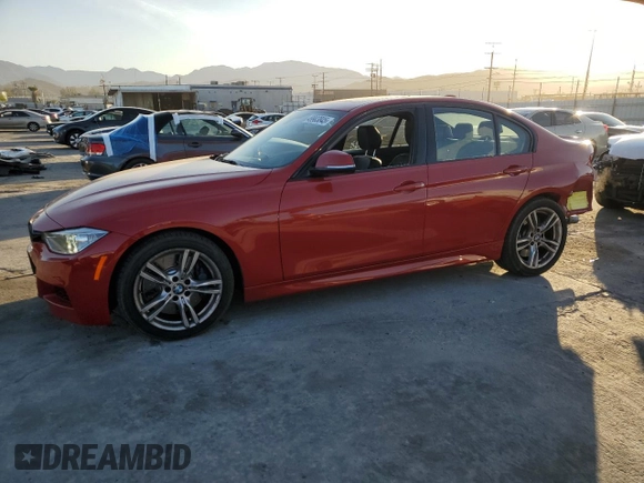 2014 BMW 3 Series 335i with VIN WBA3A9C51EF478886, listed as a Copart auction lot 49903845 with 107,491 mi miles and Salvage Title. Bid and sale history available at carsss.com. Image 1.