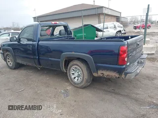 2006 Chevrolet Silverado 1500 Work Truck with VIN 3GCEC14X66G273992, listed as a IAAI auction lot 42093459 with 78,379 mi miles. Bid and sale history available at carsss.com. Image 3.