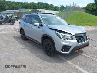 2020 Subaru Forester Special Sports with VIN JF2SKARCXLH437808, listed as a IAAI auction lot 42491730 with 65,323 mi miles and . Bid and sale history available at DreamBid. Image 1.