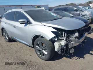 2020 Nissan Murano Platinum z VIN 5N1AZ2DS6LN130451, wystawiony jako IAAI lot #41618576 z przebiegiem 64 958 mil mil oraz . Historia ofert i sprzedaży dostępna na DreamBid. Obrazek 1.