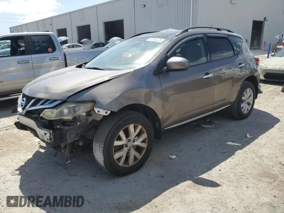 2011 Nissan Murano S with VIN JN8AZ1MW2BW181931, listed as a Copart auction lot 55060425 with 177,811 mi miles and Salvage Title. Bid and sale history available at DreamBid. Image 1.