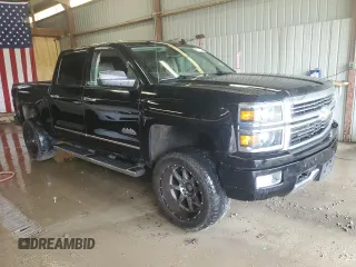 2014 Chevrolet Silverado 1500 High Country with VIN 3GCUKTEC7EG411981, listed as a Copart auction lot 57147835 with 158,571 mi miles and Clean Title. Bid and sale history available at DreamBid. Image 4.
