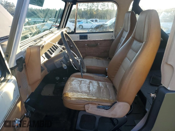 1995 Jeep Wrangler S with VIN 1J4FY19P8SP243343, listed as a Copart auction lot 85281554 with 144,004 mi miles and Salvage Title. Bid and sale history available at carsss.com. Image 7.