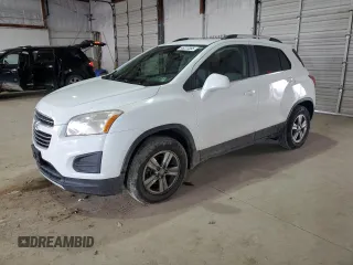 2015 Chevrolet Trax LT with VIN KL7CJRSB6FB090813, listed as a Copart auction lot 46273385 with 105,267 mi miles and Salvage Title. Bid and sale history available at carsss.com. Image 1.