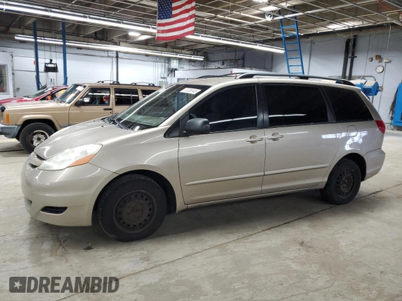 2009 Toyota Sienna CE with VIN 5TDZK23C99S233758, listed as a Copart auction lot 53385845 with 257,278 mi miles and Clean Title. Bid and sale history available at carsss.com. Image 1.