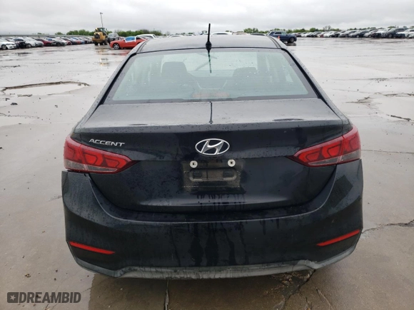 2021 Hyundai Accent SE with VIN 3KPC24A69ME140739, listed as a Copart auction lot 51937505 with 0 mi miles and Salvage Title. Bid and sale history available at carsss.com. Image 6.