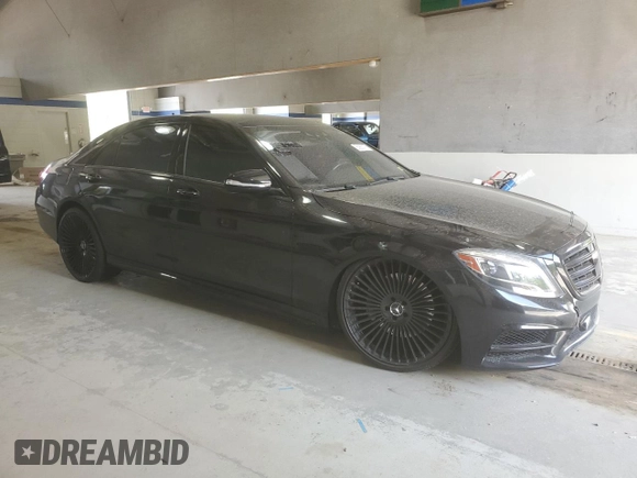 2017 Mercedes-Benz S 550 with VIN WDDUG8FBXHA337288, listed as a Copart auction lot 53933775 with 121,538 mi miles and Salvage Title. Bid and sale history available at DreamBid. Image 4.