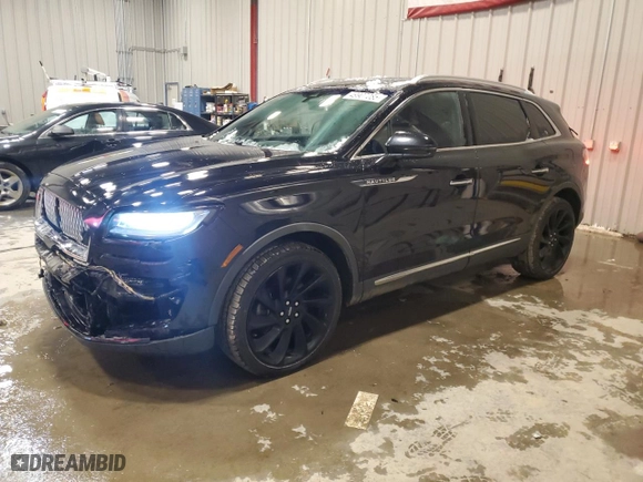 2020 Lincoln Nautilus Reserve with VIN 2LMPJ8KPXLBL14987, listed as a Copart auction lot 49907085 with 80,815 mi miles and Salvage Title. Bid and sale history available at carsss.com. Image 1.