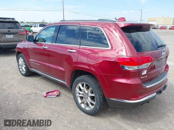 2014 Jeep Grand Cherokee Summit z VIN 1C4RJFJT4EC423217, wystawiony jako IAAI lot #42704059 z przebiegiem 245 928 mil mil oraz . Historia ofert i sprzedaży dostępna na DreamBid. Obrazek 3.