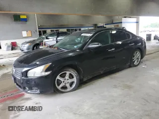 2011 Nissan Maxima SV with VIN 1N4AA5AP8BC849648, listed as a Copart auction lot 54488555 with 209,004 mi miles and Salvage title. Bid and sale history available at DreamBid. Image 1.