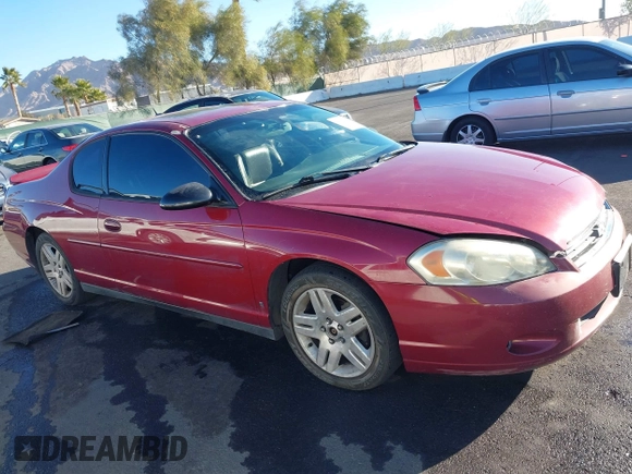 2006 Chevrolet Monte Carlo LT 3.9L with VIN 2G1WK151869228752, listed as a IAAI auction lot 41637812 with 214,326 mi miles. Bid and sale history available at carsss.com. Image 13.