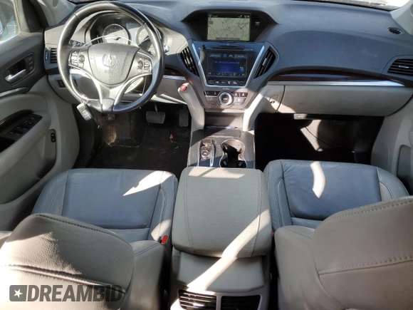 2016 Acura MDX w/Tech with VIN 5FRYD4H40GB024685, listed as a Copart auction lot 53090305 with 104,105 mi miles and Salvage Title. Bid and sale history available at carsss.com. Image 8.