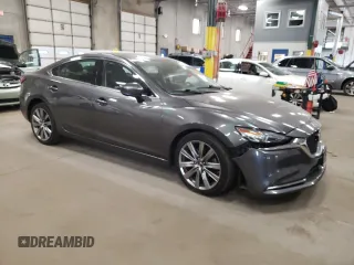 2019 Mazda 6 Grand Touring Reserve with VIN JM1GL1WY4K1504816, listed as a Copart auction lot 74549664 with 46,860 mi miles and Salvage Title. Bid and sale history available at DreamBid. Image 4.