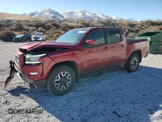 2024 Nissan Frontier SL with VIN 1N6ED1EK9RN608705, listed as a Copart auction lot 43410395 with 16,969 mi miles and Salvage title. Bid and sale history available at DreamBid. Image 1.