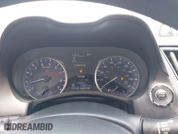 2017 Infiniti Q50 Premium with VIN JN1EV7AP3HM742556, listed as a IAAI auction lot 42416794 with 114,631 mi miles and . Bid and sale history available at DreamBid. Image 7.
