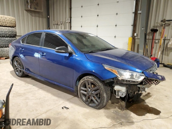 2020 Kia Forte GT-Line with VIN 3KPF34AD9LE181539, listed as a Copart auction lot 46827965 with 86,604 mi miles and Salvage Title. Bid and sale history available at carsss.com. Image 4.