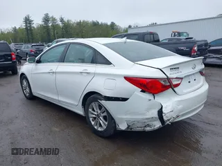 2013 Hyundai Sonata GLS with VIN 5NPEB4AC8DH802790, listed as a IAAI auction lot 42193414 with 198,592 mi miles and . Bid and sale history available at carsss.com. Image 3.