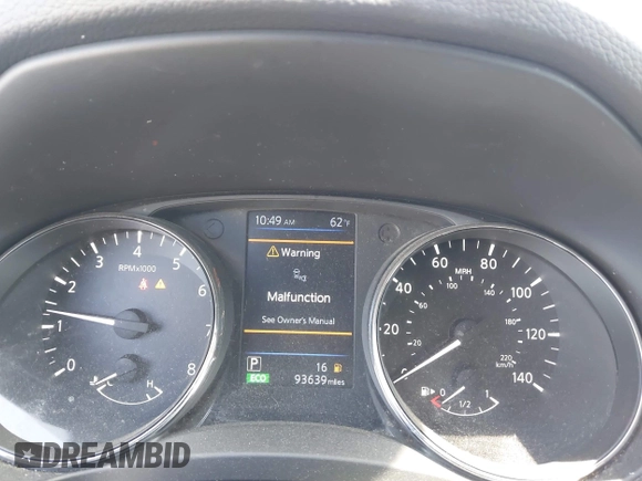 2019 Nissan Rogue SV with VIN 5N1AT2MT6KC787285, listed as a IAAI auction lot 42049656 with 93,639 mi miles and . Bid and sale history available at DreamBid. Image 7.