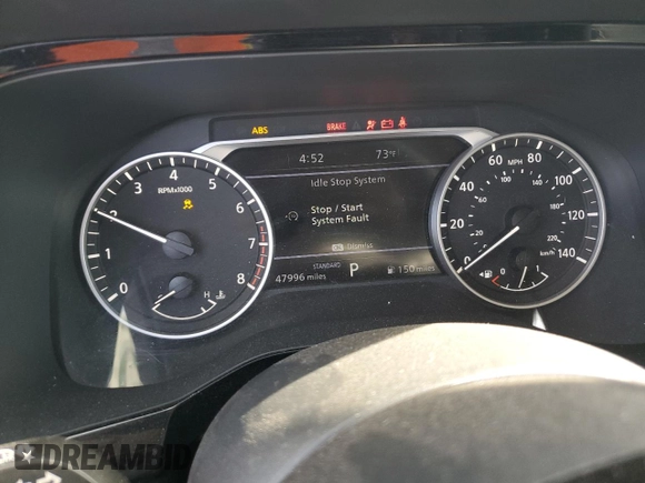 2023 Nissan Pathfinder SL with VIN 5N1DR3CB1PC270932, listed as a Copart auction lot 53356765 with 47,996 mi miles and Salvage title. Bid and sale history available at DreamBid. Image 9.