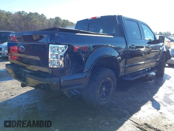 2020 Ford F-150 XL with VIN 1FTEW1E59LFA76476, listed as a IAAI auction lot 41372344 with 49,547 mi miles and . Bid and sale history available at DreamBid. Image 4.