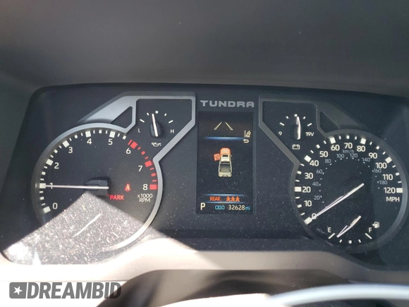 2022 Toyota Tundra Limited с VIN 5TFJA5DB4NX043068, выставлен на аукционе Copart как лот 49966605 с пробегом 32 628 миль миль и Списание • Salvage title. История ставок и продаж доступна на DreamBid. Изображение 9.