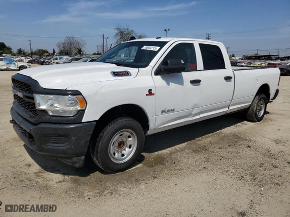 2022 Ram 2500 Tradesman with VIN 3C6UR4HL3NG158873, listed as a Copart auction lot 53864215 with 38,364 mi miles and Clean Title. Bid and sale history available at carsss.com. Image 1.