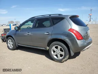 2005 Nissan Murano SL with VIN JN8AZ08W75W439014, listed as a Copart auction lot 50821545 with 184,992 mi miles and Salvage Title. Bid and sale history available at carsss.com. Image 2.