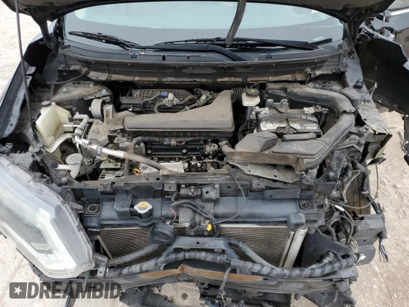 2017 Nissan Rogue SV with VIN 5N1AT2MN4HC738063, listed as a Copart auction lot 43850265 with 133,039 mi miles and Salvage Title. Bid and sale history available at carsss.com. Image 13.