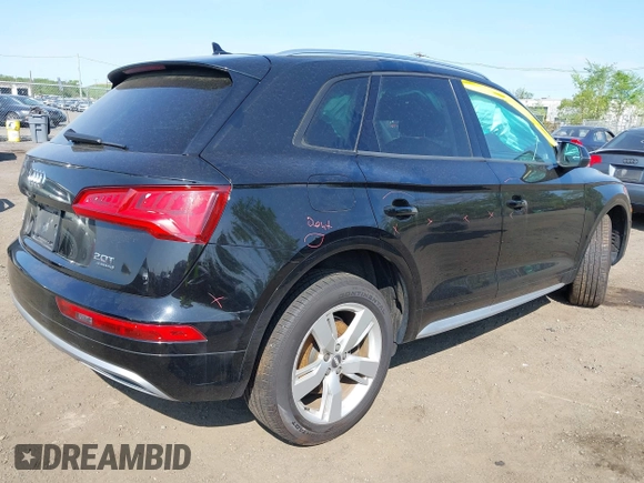 2018 Audi Q5 Premium with VIN WA1ANAFY4J2003668, listed as a IAAI auction lot 42167687 with 140,548 mi miles and . Bid and sale history available at DreamBid. Image 4.
