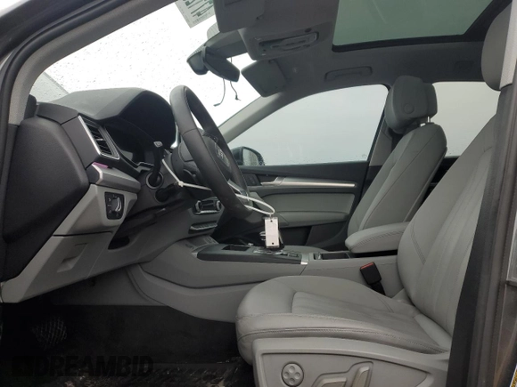2022 Audi Q5 S line Premium Plus with VIN WA1EAAFY2N2028782, listed as a Copart auction lot 47129965 with 59,354 mi miles and Salvage Title. Bid and sale history available at carsss.com. Image 7.