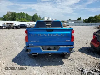2022 Chevrolet Silverado 1500 RST with VIN 1GCUDEET5NZ540727, listed as a Copart auction lot 67446294 with Not Provided miles and Salvage Title. Bid and sale history available at DreamBid. Image 6.